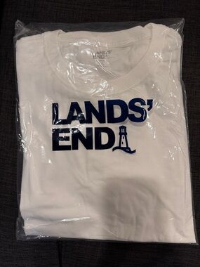 Lands' End White T-Shirt